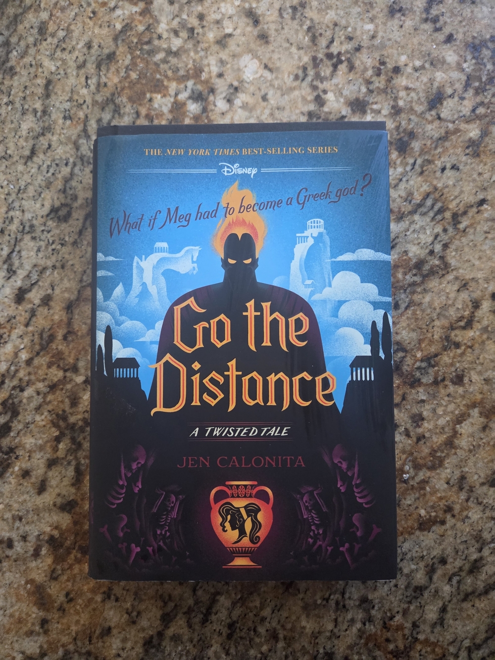 Disney Go the Distance — Blue, Black & Orange Illustrated Novel Cover